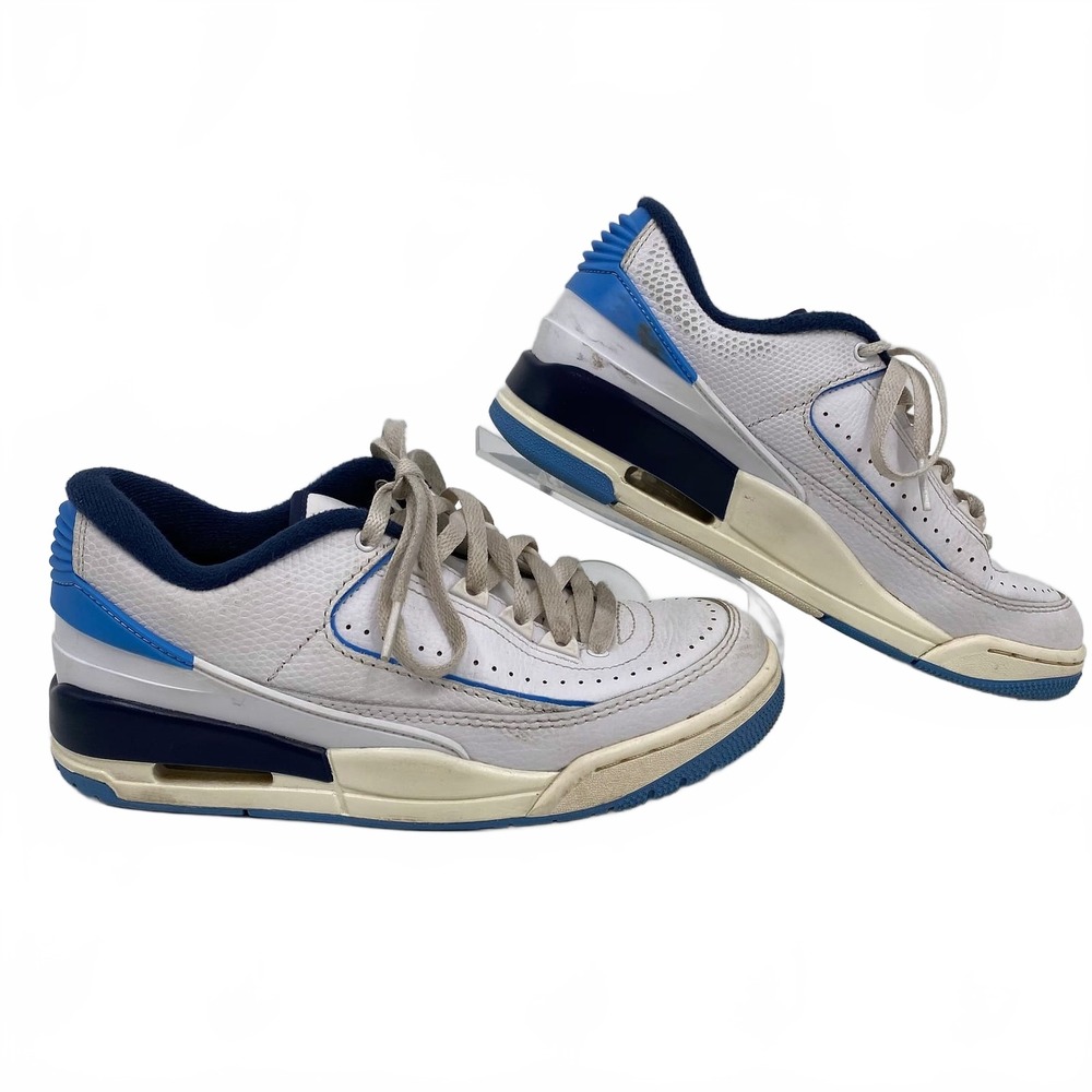 Nike White Blue Sneakers | Kids 5.5